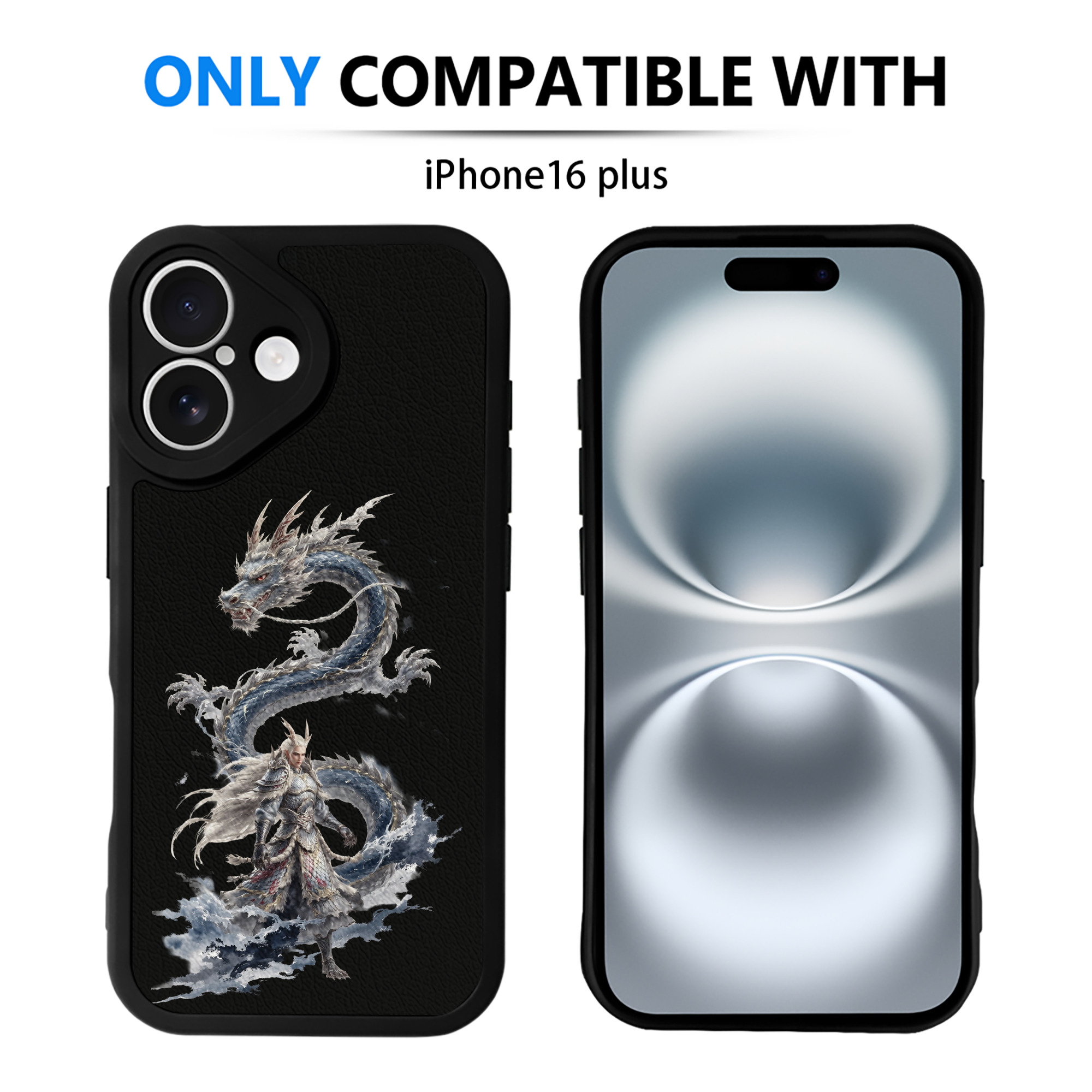 （画像用） Ne Zha 2 ナタ 魔童の大暴れ 【iPhone 16シリーズ対応】シリコンスマホケース（レザー調） 材質：シリコン